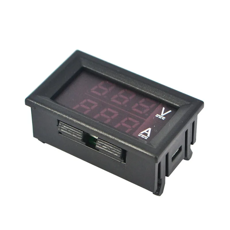 Digital Car Voltmeter Ammeter High Accuracy DC 100V 10A Motorcycle Voltage Indicator Tester Current Meter Replace USB Tester 12V