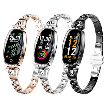 

Smart Watch Women Waterproof Heart Rate Monitoring Bluetooth For Android IOS Fitness Bracelet Smartwatch pulsera actividad