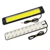 2 piezas unids de diseño de coche Super brillante Flexible impermeable COB DRL luces de conducción diurna luz antiniebla blanca 190x35mm envío gratis ► Foto 2/6