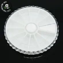 50 шт. круглый Пластик бисера контейнеры, 65 мм в диаметре, 1.3 см толщиной