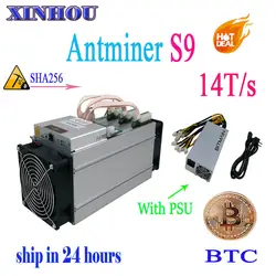 Используется BTC МПБ Шахтер AntMiner S9 14 T/s ASIC SHA256 с БП bitcoin miner лучше чем AntMiner S9 13,5 T T9 Z11 B7 Z9 Whatsminer M3