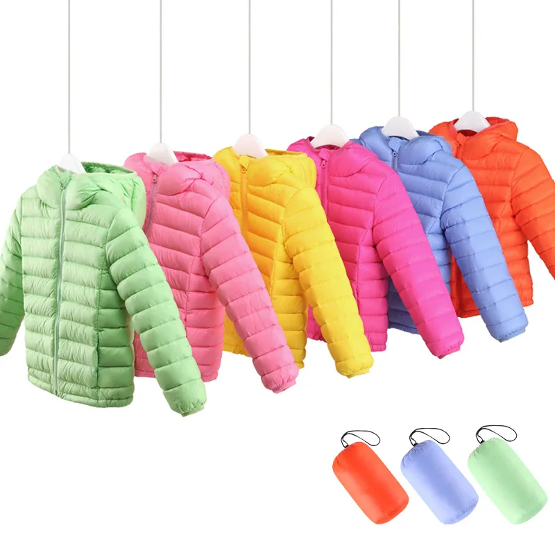 Детские зимние куртки для мальчиков и девочек, коллекция года, пуховик для девочек, зимнее пальто, детская одежда