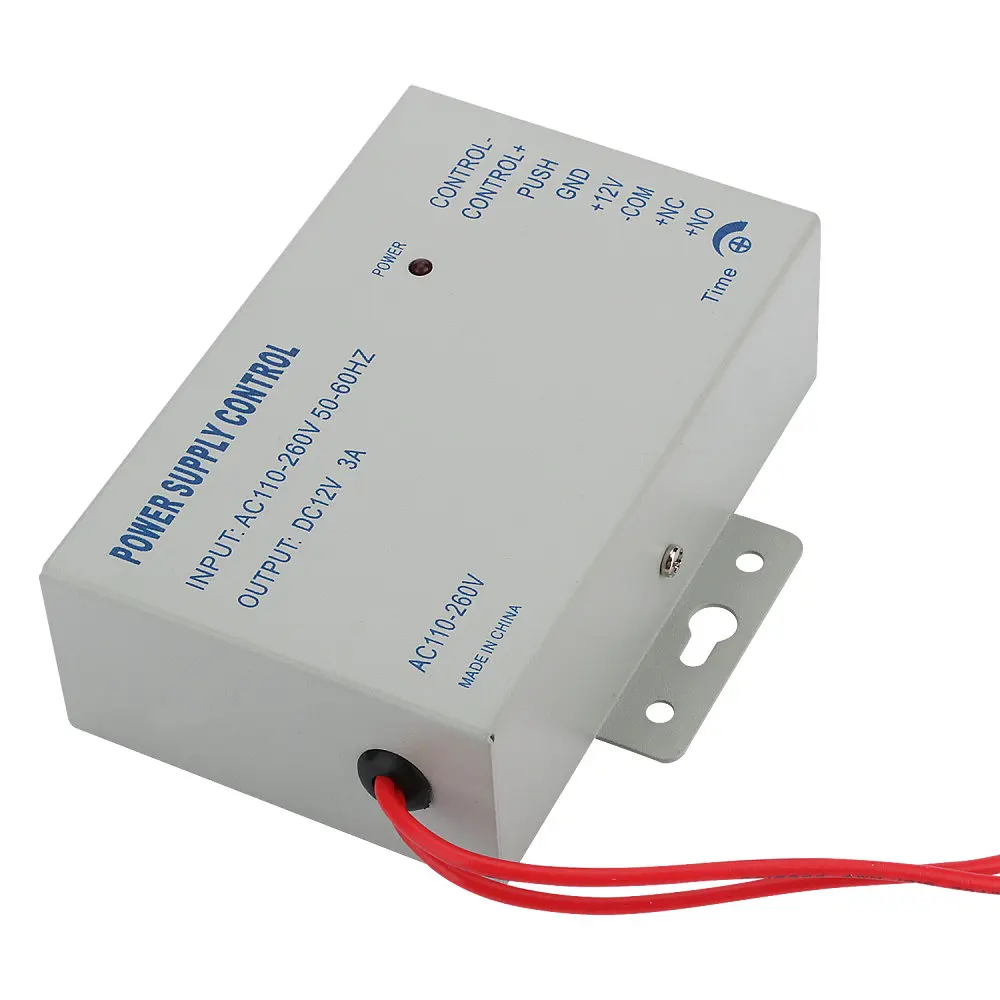 AC 110-240V IN to DC 12V 3A источник питания для контроля доступа к двери по всему миру напряжение