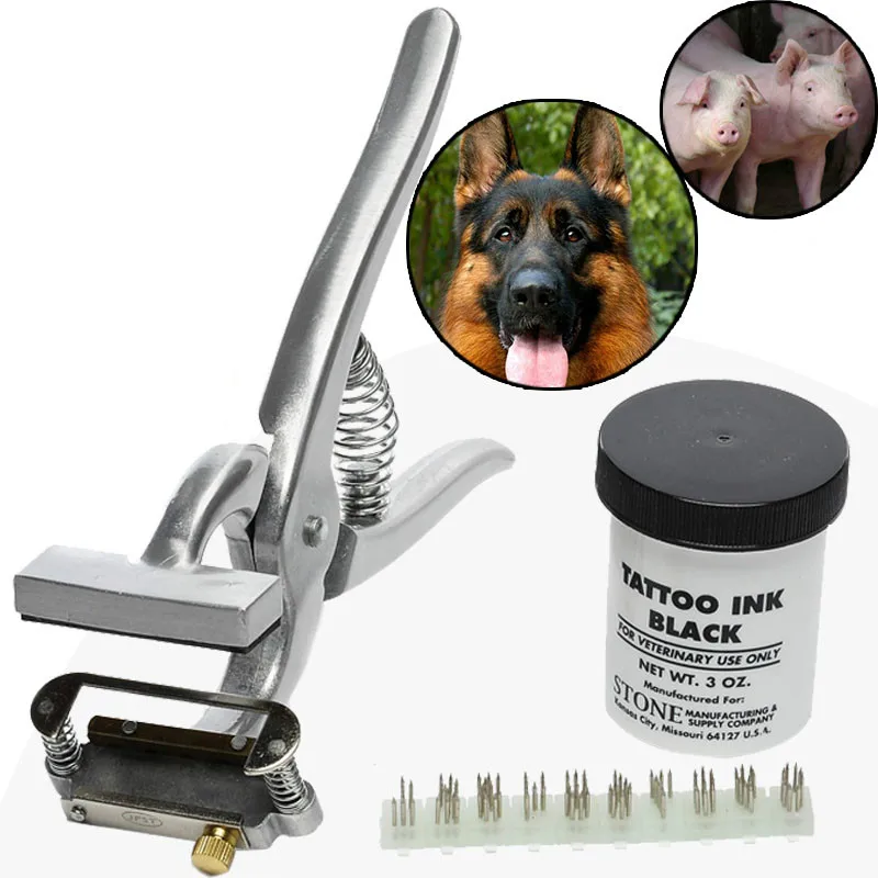 Impor Telinga Tang Anjing Tato Tang 4 5 Digit Babi Telinga Hewan