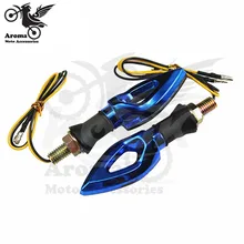 high quality motorcycle LED turn signal indicators yellow light Motocycle parts for yamaha Accessories Motorbike Lamp Blinker