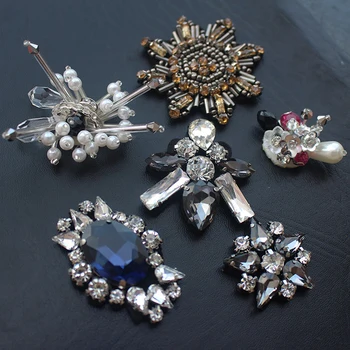 

Rhinestone Sew On Patches For Clothing Patch Appliques Hotfix Crystal Motifs For Clothes Crafts