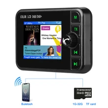 DAB Radio Receiver FM Transmitter Bluetooth Handsfree Music Player Digital Broadcast Receiver Auto Audio TF Card Slot Car Player bluetooth fm transmitter digital car radio receiver dab tuner with antenna handsfree calling in car dab radio support tf card