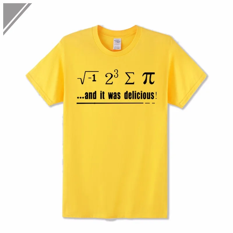 Летние платья модные Забавные футболки для мужчин математическая формула повседневные футболки с коротким рукавом с принтом математики Большие размеры
