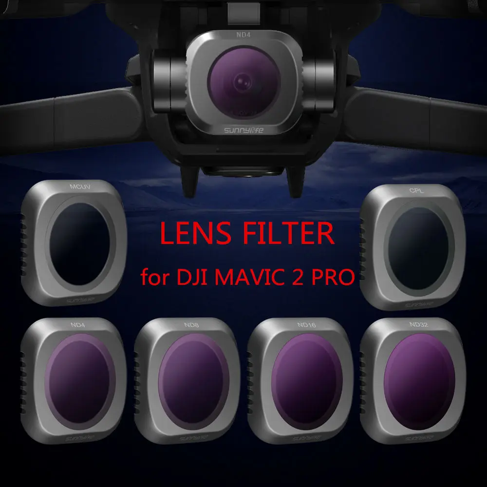 

DJI Mavic 2 PRO Lens Filters UV CPL ND4 ND8 ND16 ND32 Lens Filter for DJI MAVIC 2 PRO Filters 4 8 16 32 ND Camera Drone Accessor