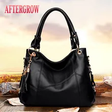 Women Leather Hobos Bag Female Luxury Handbag Famous Designer Casual Totes Messenger Crossbody Large Bag For Ladies Shoulder Bag цена Women Leather Hobos Bag Female Luxury Handbag Famous Designer Casual Totes Messenger Crossbody Large Bag For Ladies Shoulder Bag цены онлайн
