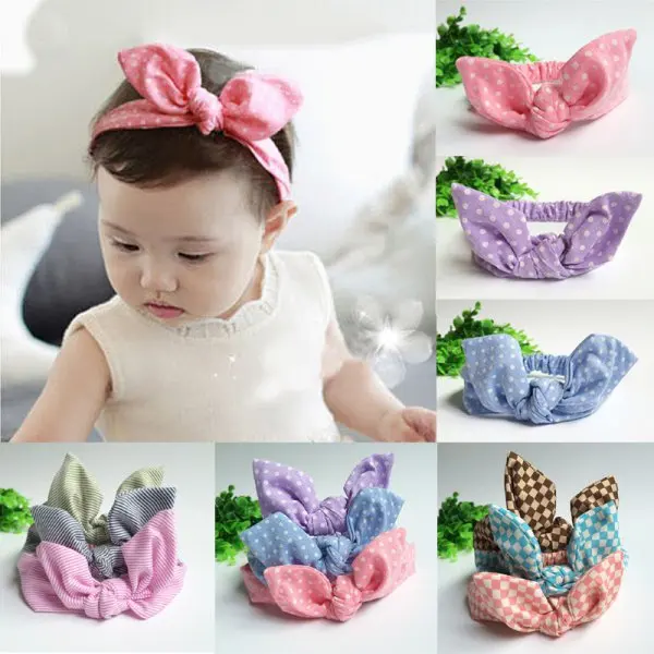 

Baby Kids Girl headwear Toddler Infant Flower Floral Bow Hairband Headband Hair Band Accessories