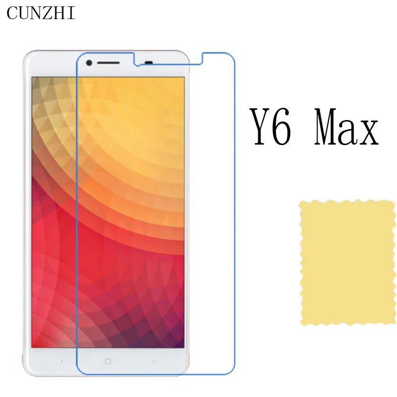 

cunzhi 5pcs High Clear LCD Screen Protector For Doogee Y6 Max Protection Ultra Slim Film
