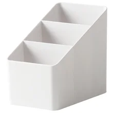 3 Grids Japan Style Cosmetic Storage Rack Desktop Remote Control Key Makeup Office Articles Organizer Box Sundries Container