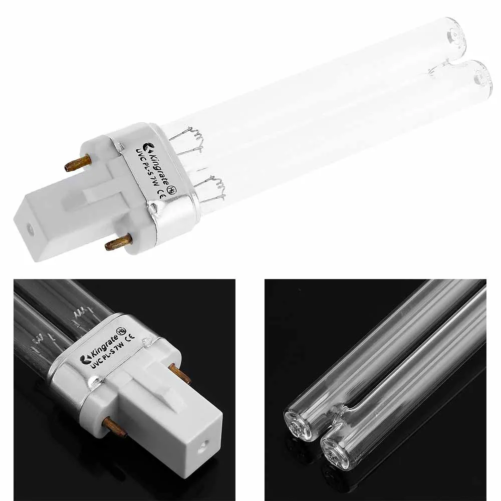 

UV Sterilizer Light Bulb Tube Aquarium Fish Tank Pond Ultraviolet Sterilize Germicidal Lamp Tube 7W