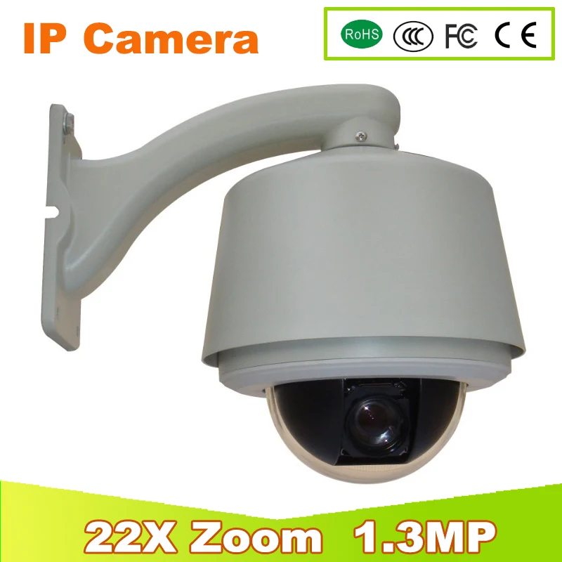 

Free Shipping 360 Degree Rotation IP Security PTZ Camera Night Vision IR High Speed Dome Camera 1.3MP CAMERA P2P onvif