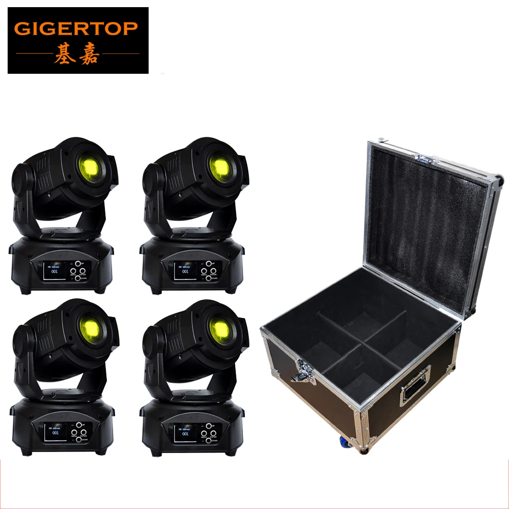 4IN1 Roadcase חבילה 90 W Led הזזת ראש אור גלגל Led שלב הדלקת 1 צבע סיני/2 גלגל Gobo דיסקו/מועדון הלילה/ktv/תיאטרון
