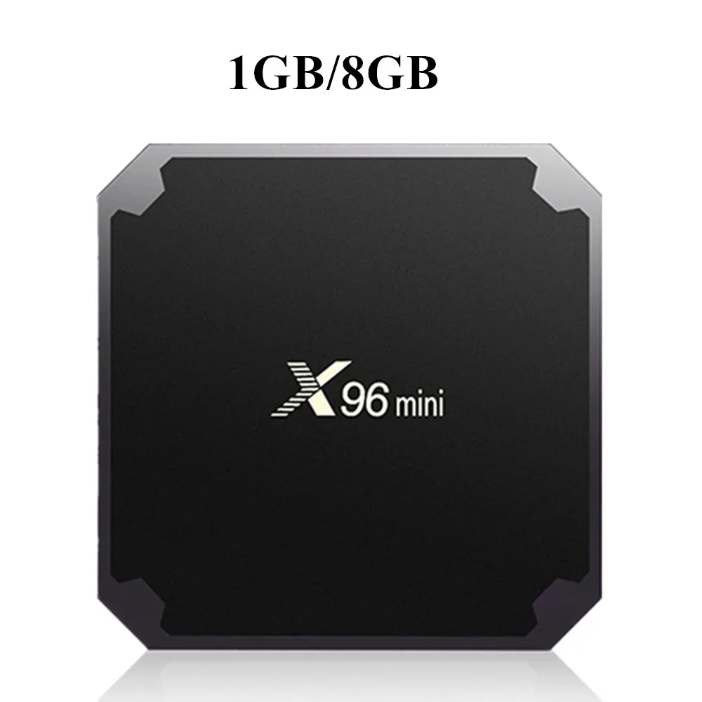 X96mini ТВ приставка WiFi android 7,1 4K 2 Гб 16 Гб Amlogic 1 ГБ 8 ГБ S905W ТВ приставка четырехъядерный Wi-Fi Медиаплеер smart X96 mini - Цвет: X96 MINI 1GB 8GB