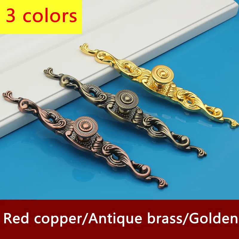 

Length 150mm/190mm/220mm Furniture handle cabinet knob Zinc Alloy European style Kitchen Cupboard Door Pulls Drawer Knobs