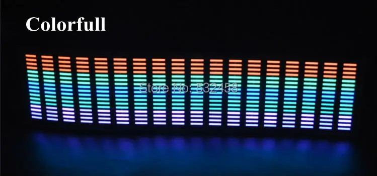 Colourful Music Rhythm Pattern Car Sticker EL Sheet Music Rhythm LED Flash Lamp Stickers Sound Activated LED Light_