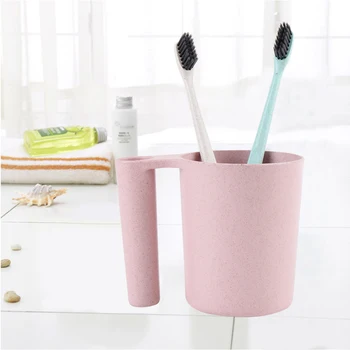 

1pcs Creative Adult Soft Toothbrush Portable Wheat Straw Tooth Cleaning Charcoal Bristle Brush with Travel Storage Case