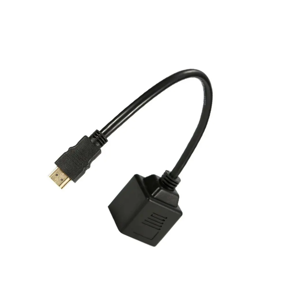 1 в 2 Выход 1080P HDMI Стандартный порт папа-2 Женский разделитель кабель адаптер