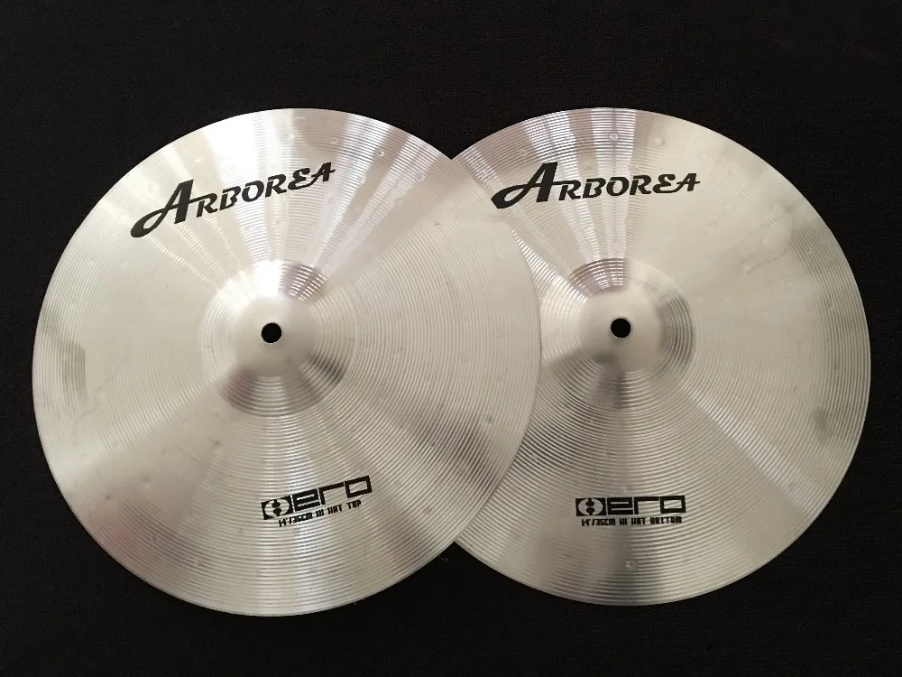 Arborea cymbals Hero series 14'hihats+ 16'crash+ 20'ride