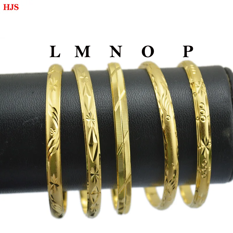 bangle bracelet Ethlyn Fashion Dubai Gold Jewelry Gold Color For Ethiopian Gift
