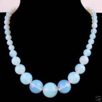 

Women Gift word Love Fashion Jewelry high quality Charming natural 6-14mm Opal Round gem stone Beads Necklac