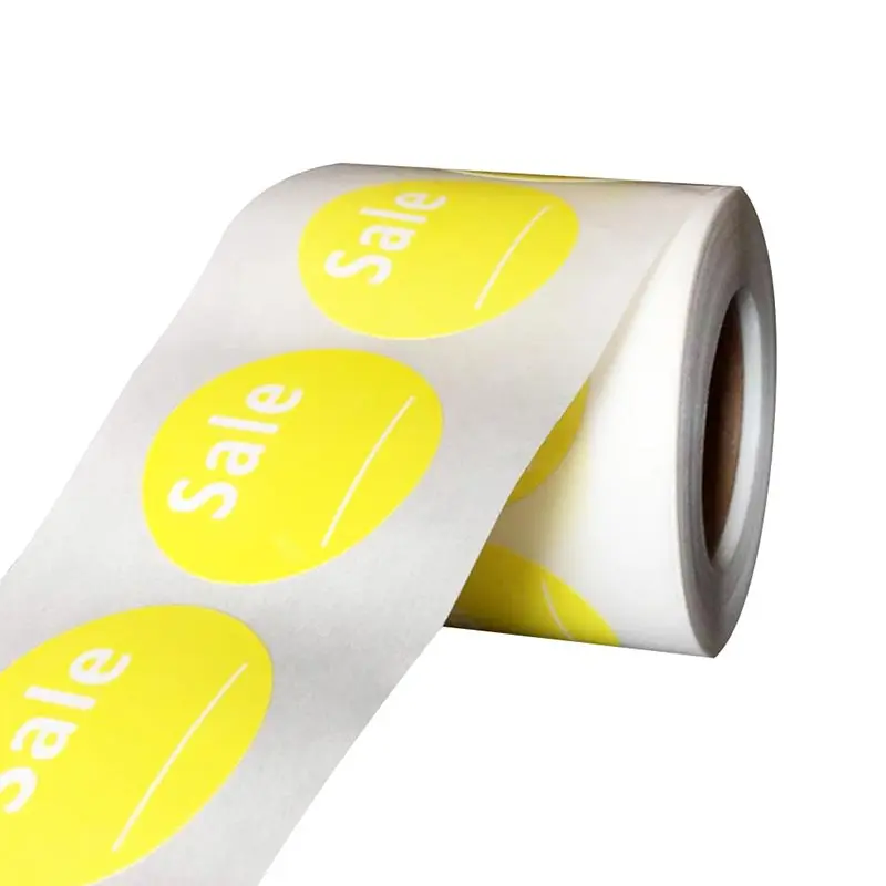 2.99 $3 Sale Discount Price Labels Stickers DAY-GLO YELLOW .75"x.5" Store Use 