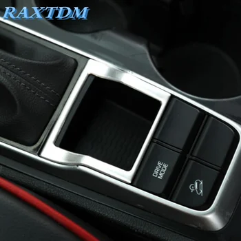 

Car styling Stainless steel Handbrake Decoration Trim Water Cup cover trim For Hyundai Tucson 2015 2016