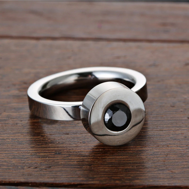 

black cz tone color ring fashion bijour ring