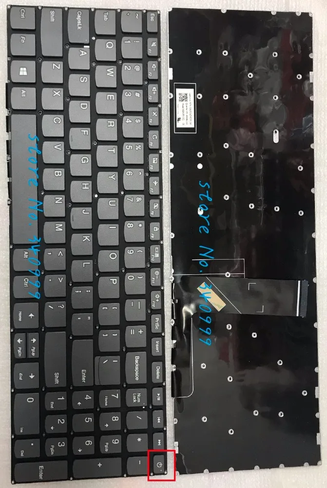 Новая клавиатура для lenovo IdeaPad 320-15IKB 320-15ISK 320-17IKB 320-17ISK US