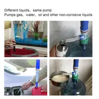 דלק יד משאבת כף יד העברת נוזלים שפועלת על סוללות כלי מי גז דלק בנזין Portable הרכב לשאוב צינורות חיצוניים רכב אוטומטי רכב (3)