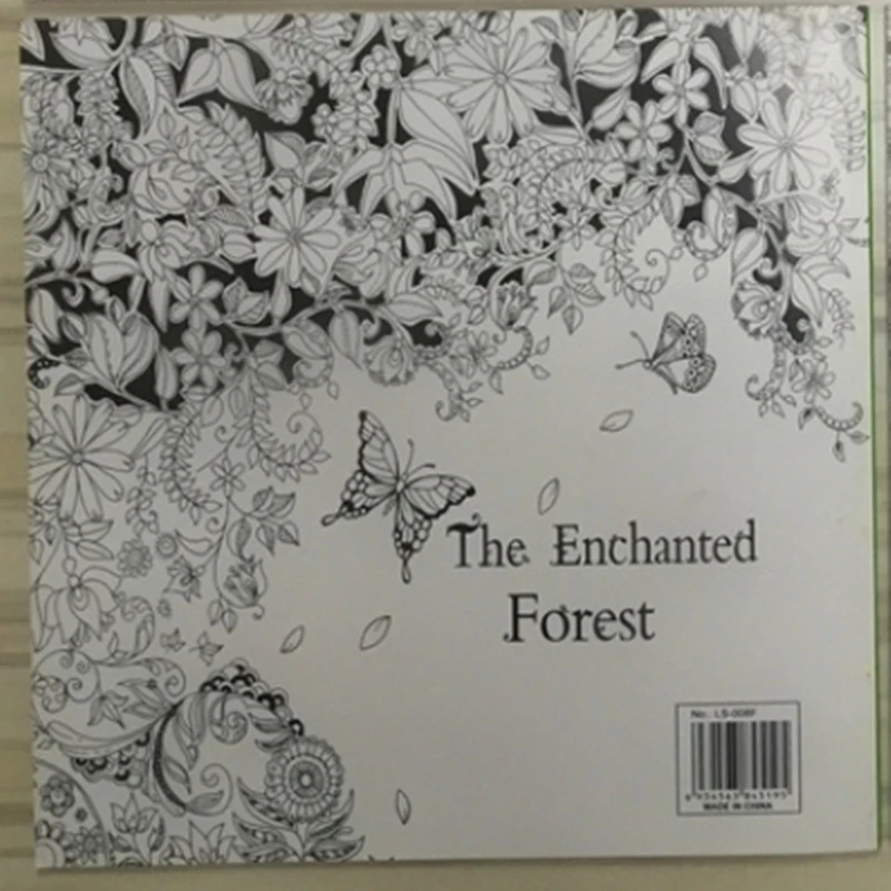 Aliexpress Buy The Enchanted Forest Coloring Book For Adult Kids Mandala Secret Garden Books Antistress Art Quiet Color Drawing 2525cm 48Pages From