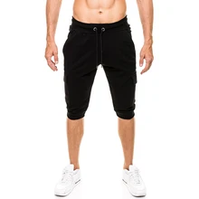 HOT2018 открытый летний карман Мешковатые хип хоп трек до середины икры Длина брюки для девочек для мужчин Спорт Бег эластичная кулиска на талии мужские повседневные штаны