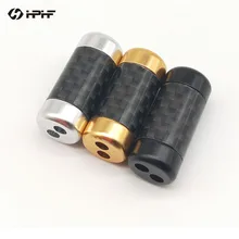 

HPHF Earphone Upgrade Cables Splitter Slider Carbon Fiber Custom Audio Adapter for HiFi DIY 4/8/12 Wires Handmade Weaving