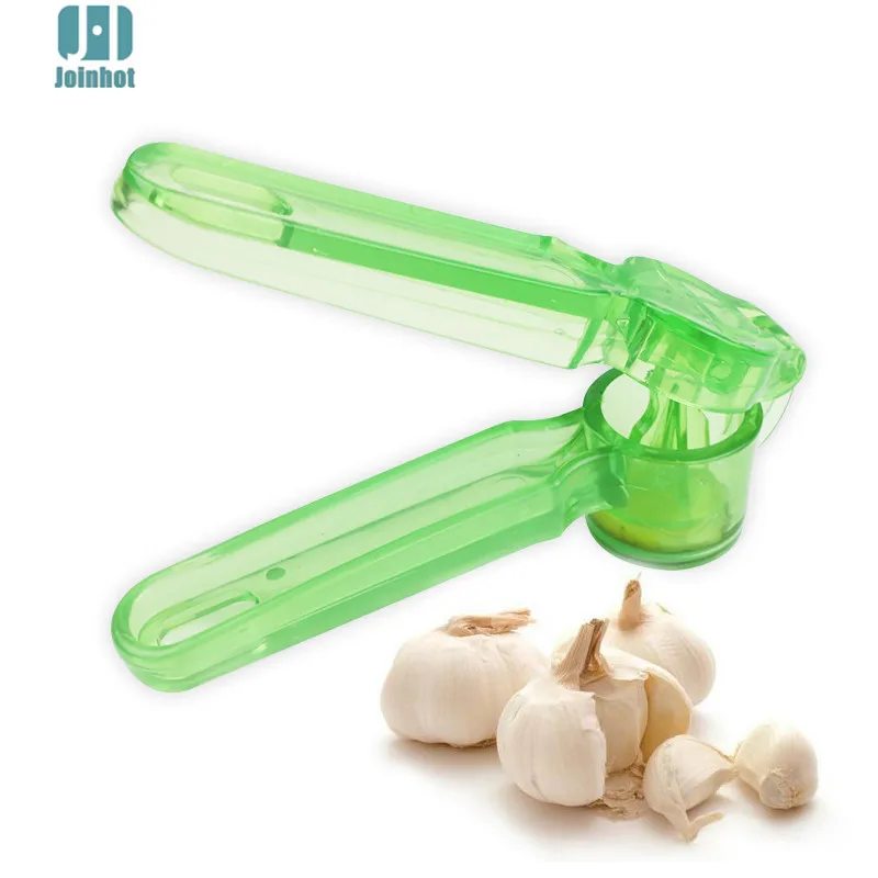 Plastic Kitchen Squeeze Tool Crusher Garlic Presses Press the garlicin