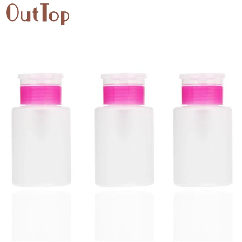 OutTop Refillable Bottles Portable Travel Shower Lotion Bottles Manicure Wash Pump Bottle G6927