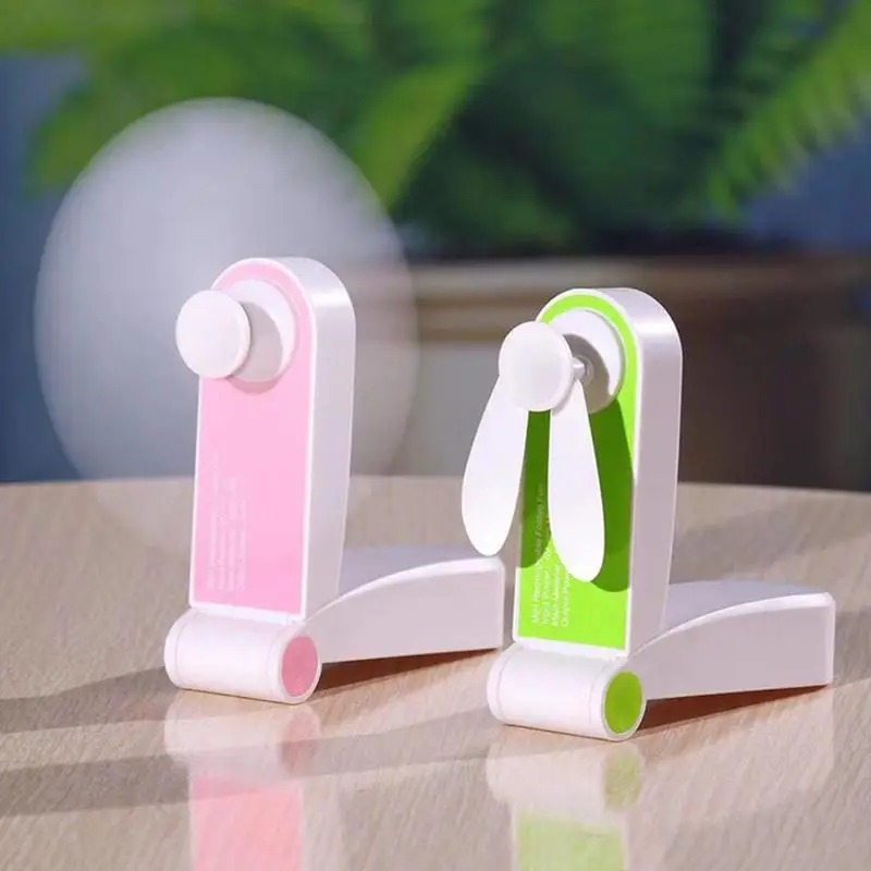 

Usb Pocket Fold Fans Electric Portable Hold Small Fans Originality Small Household Electrical Appliances Desktop Electric Fan