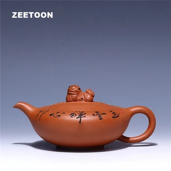 

Yixing Teapot Jiang Po Mud Jade Pot Zen Heart Authentic China Purple Clay Pottery Kung Fu Tea Set Master Handmade Ceramic Kettle