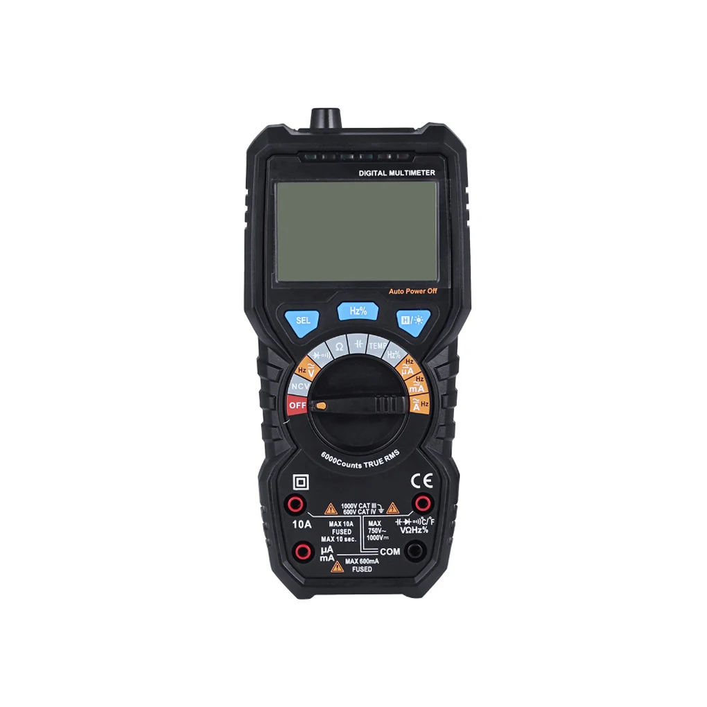 

Multimeter Automatic LCD Display Electric Hand Held Tester Digital Multimetro Ammeter Capacitance Temperature Test Multitester