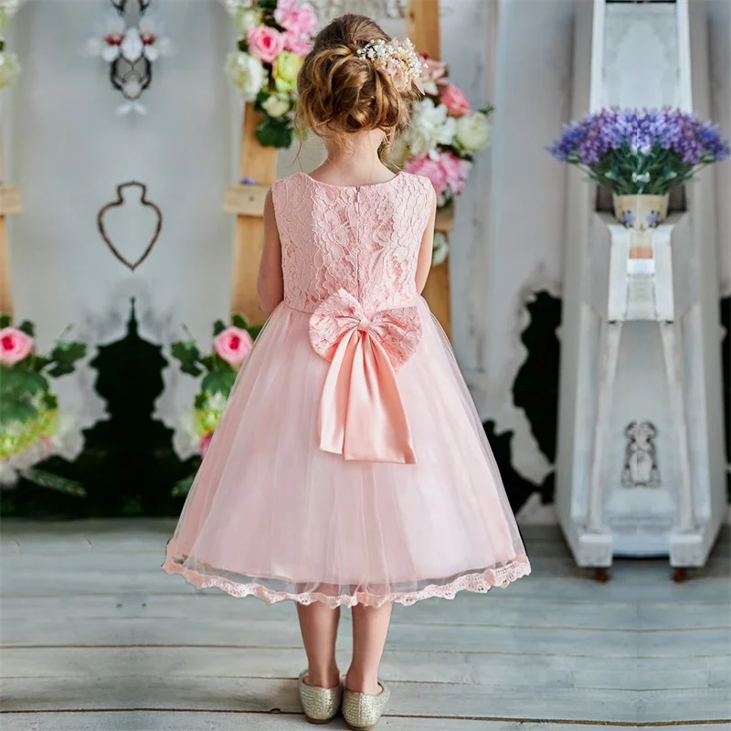 Платья для малышей; детское платье; Летние праздничные платья для девочек; детская одежда принцессы без рукавов для дня рождения; платье для девочек; От 6 до 8 лет