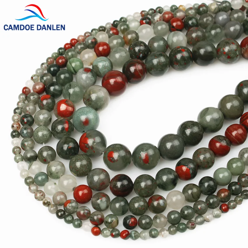 Hecho a Mano Natural Verde Oscuro Piedras preciosas de Malaquita Elástico 4//6//8mm Pulsera de abalorios