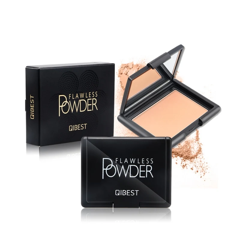 New Long-lasting Pressed Powder Oil-control Hide Pores Brighten Skin Color Waterproof Pressed Powder