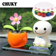 CHUKY 1 шт. стайлинга автомобилей качая головой цветок интерьера солнечные аксессуары для джип Ренегат wrangler Mercedes Benz W203 Citroen c4