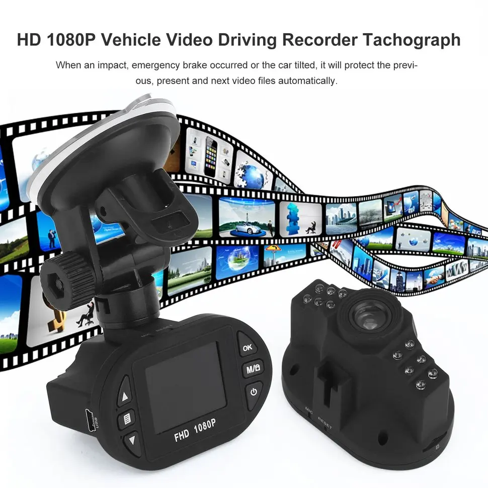 Автомобильный видеорегистратор ночного видения HD 1080 P тахограф | Автомобили и
