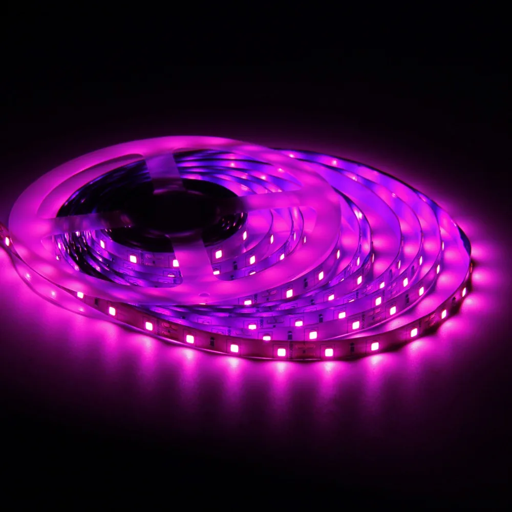 SuperNight 5050 SMD LED Strip 5M 60LEDsm DC 12V Single Color Flexible Tape LED Light Pink Blue Green Warm Cool White Lamp Band (22)
