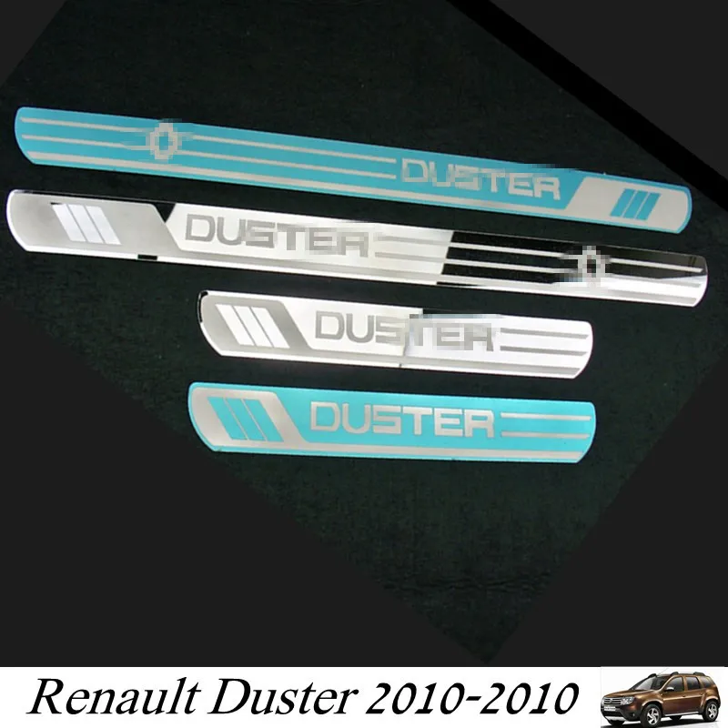Renault Duster 2010-2019 Накладка на порог двери автомобиля из нержавеющей стали |