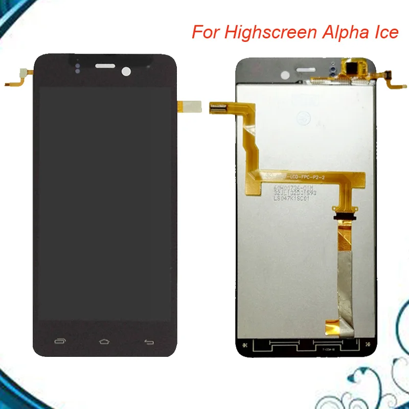 High Quality Black Lcd For Highscreen Alpha Ice LCD