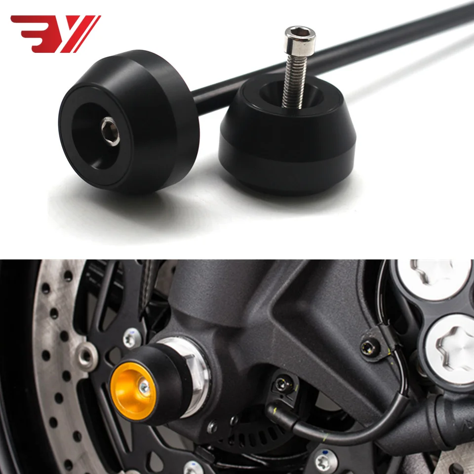 

For MV agusta 2014 Rivale 800 2014-2017 2015 2016 CNC Modified Motorcycle drop ball / shock absorber Front Axle protection